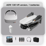Kaasaskantav Aeri100 VR-puldiga droon Harjadeta mootoriga 5G WIFI RC-droon Neljarootoriline takistuste v&auml;ltimisega 8K HD kahekordne kaamera FPV Mini-droon Kokkupandavad m&auml;nguasjad With VR 1 battery