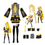 Anime Akita Neru Cosplay Kost&uuml;&uuml;m Parukas Komplekt Akita Neru J&otilde;ulu Halloweeni Peo Kost&uuml;&uuml;m L black
