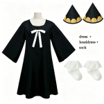 Anime Yor Forger Cosplay Kost&uuml;&uuml;m Anya Kleit &Uuml;likond Halloween Pere J&otilde;ulukleit Maskeraadipidu Rollim&auml;ng Parukas XS white