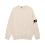 Unisex Klassikaline &Uuml;mmarguse Kaelusega Pikkade Varrukatega Kampsun Tikitud Plaastriga Soe Kootud Pullover Talvine Igap&auml;evane XXL 160-180cm aprikoosi