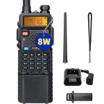 BAOFENG UV-5R 8W/5W 3800mAh K&otilde;rge V&otilde;imsusega Raadioamat&ouml;&ouml;ri Raadio VHF&UHF Kaasaskantav Kahepoolne Raadio Pika Vahemaaga Laetav K&auml;eshoitav Raadio CB Raadio US
