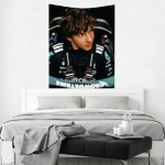 Kimi Racing Formula-F1 A-Antonelli Seinavaatekaunistus Beebitoa Peo Rippuv Taustakangas Toa Kaunistamiseks 150X200CM