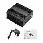 &Uuml;likompaktne mikrofon + 48 V fantoomtoiteallikas koos XLR sisendi ja v&auml;ljundiga kondensaatormikrofoni stuudio muusika salvestamiseks US Plug must