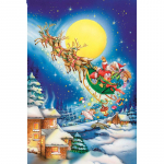 Teemantmaal ristpistes t&auml;isteemanttikandid maagiline j&otilde;uluvana kivist kleebitud maal 20X30CM