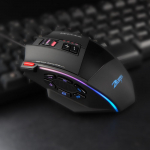 Zelotes C-13 Mouse da gioco cablato 13 Tasti di programmzione Cintura RGB must