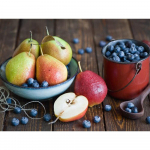 Teemanttikandid Rhinestone maal Pirni vaarika Teemantmaaling Puu k&ouml;&ouml;gi kaunistus 20X30CM