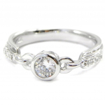Bague Argent 'Scarlett' blanc 54 valge