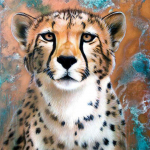 5D Teemanttikandid Loomamets Leopard Teemantmaal Teemanttikandid 30x30CM