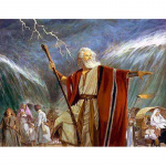 Teemantmaaling Juudi Moose saabumine T&auml;ielik teemant&otilde;htu pilt Tikand Ristpiste 20X30CM