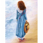 DIY teemantmaal, ilus t&uuml;druk merel kivist k&auml;sit&ouml;&ouml;na valmistatud n&auml;put&ouml;&ouml; tikandid ristpistes kodukaunistus 20X30CM