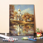 DIY maalimine numbrite j&auml;rgi Digitaalne &otilde;limaal Numbrite maalimine Kunst K&auml;sit&ouml;&ouml; Kodukaunistamine Hobid 40x50cm no frame