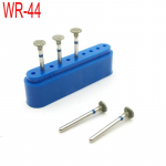 5 tk Dental Diamond Burs Drill Keskmise poleerimisega silumine suure kiirusega k&auml;siinstrumendile FG 1,6 mm WR-44 WR-44 sinine