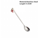 Uus aasta 2021 H&auml;id j&otilde;ule roostevabast terasest lusikad j&otilde;ulupeo lauan&otilde;ud, kaunistused j&otilde;ulukaunistused kodulauale Navidad Noeli kingitus garland h&otilde;be