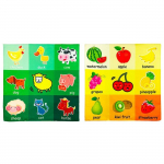 Vasts&uuml;ndinu multifilmide m&auml;nguasjad 2 k&uuml;lje mustriga pehmest riidest raamat Lapsed &otilde;ppivad hariv must/valge tunnetus, kahisev heli Ajaleht