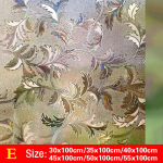 1 rulli kodukaunistusega kleebis Peitsitud 3D dekoratiivne aknaklaaskile Privaatsus UV-vastane 30x100cm