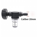 Aiavee kuulventiil Ton t&uuml;nnfiltri pistik IBC Ton barrel liigend Aia vooliku adapter mittetoksiline pistik 20mm must
