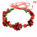 Beebit&uuml;drukute kroonlillede p&auml;rga juuksepael Lastele pruudi lilleline peapael