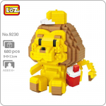 LOZ 9230 Animal World Sit Lion M&uuml;ts, Jook Lemmikloom 3D Mudel DIY Mini Teemantklotsid Tellised Ehitusm&auml;nguasi lastele Kingitus ilma karbita