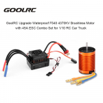 GoolRC Upgrade veekindel F540 4370KV harjadeta mootor koos 45A ESC kombineeritud komplektiga 1/10 RC autoveokile