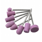 12 tk. Abrasiivmonteeritud kivi p&ouml;&ouml;rlevatele t&ouml;&ouml;riistadele Lihvkettapea tarvikud Karbiidkeraamiline k&uuml;&uuml;nepuuride komplekt Manik&uuml;&uuml;r Frees Lihvimine 12 in 1