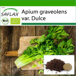 SAFLAX - Orgaaniline - Pascal seller - 500 seemet - Potisubstraadiga paremaks kasvatamiseks - Apium graveolens
