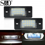 2tk Car Canbus LED numbrim&auml;rgi tuled Porsche Cayenne jaoks VW Golf 5 Touareg 1Gen Tiguan Passat B5.5 Auto Lamp