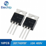 10 TK IRF740PBF IRF740 MOSFET-transistor 10A 400V TO-220