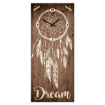 Les Tr&eacute;sors De Lily [A0643] &ndash; pruun Boho puidust seinakell (Unen&auml;gu - unen&auml;op&uuml;&uuml;dja) - 70x30 cm pruun