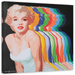 L&otilde;uenditr&uuml;kk Popkunst Marilyn Monroe 30x30 mitmev&auml;rviline