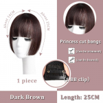 Bybrana Princess l&otilde;igatud narmastega must pruun s&uuml;nteetilisest kiust parukas