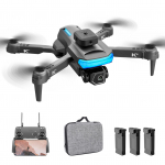 Kaugjuhtimispuldiga droon Dauli kaameraga 4K 4-k&uuml;ljeline takistuste v&auml;ltimine optilise voolu positsioneerimisega FPV 3 battery must