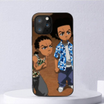 Boondocks Anime telefoni&uuml;mbris iPhone'i 11 12 Mini 13 14 Pro Xs Max X 8 7 6s Plus 5 Se Xr Shell jaoks iPhone8plus