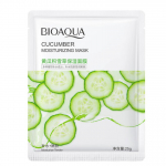 BIOAQUA Cucumber Centella Asiatica valgendav ja niisutav n&auml;omask vananemisvastane hooldav ja kuivust parandav essentsmask 3PCS