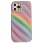 3D Water Ripple Rainbow telefoni&uuml;mbris iPhone 14 Pro Max 13 12 11 14 Plus Xr pehmest silikoonist tagakaane kaitseraua jaoks For iPhone 12 Pro