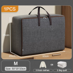 Suured voodialused tolmukindlad riiete hoiukotid Oxfordi riidest tekk veekindel hoiukott t&otilde;mblukuga organiseerija riidekapi karbid 50x35X20cm tumehall v&auml;rv