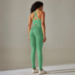 Nessaj &otilde;mblusteta naiste spordidressi joogakomplekt Jooksu treening Spordir&otilde;ivad Fitness rinnahoidja k&otilde;rge v&ouml;&ouml;kohaga s&auml;&auml;rised spordi&uuml;likond S heleroheline v&auml;rv