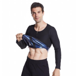 Meeste higisaun Kehakujundaja Vest Talje Treener Salendav Tank Top Shapewear Korsett J&otilde;usaali Aluspesu S/M tumesinine v&auml;rv