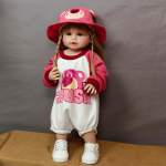 55 cm Reborn Toddler Girl Doll Pehme kogu kehaga silikoon Realistlik vasts&uuml;ndinud printsessnukk T&otilde;eline puutetundlik vannim&auml;nguasi lastele kingitused