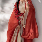 Hiina traditsiooniline Hanfu igap&auml;evane &uuml;hev&auml;rviline Hanfu Wei ja Jini d&uuml;nastia stiilis &uuml;likond L valge/must