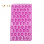 Mittenakkuv korduvkasutatav &scaron;okolaadivorm 55 s&uuml;vendiga armastuse s&uuml;dame kuju Loo maiuspalad silikoonvormi DIY tarvikud Hearts