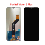 LCD-ekraan Itel Vision 3 Plus'ile LCD-ekraan Puuteekraan Digitizer T&auml;ielik kokkupanek Varuosa must