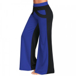 Naiste lapikujulised kellukesed, laia s&auml;&auml;rega joogap&uuml;ksid, keskmise v&ouml;&ouml;kohaga p&uuml;ksid XXXL sinine