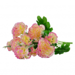 Kunstlill Kena v&auml;limusega pilkup&uuml;&uuml;dev s&auml;rtsakas nelgibukett Siidlilled varrega lehtedega naisele lilla