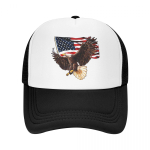 Punk Unisex American Eagle USA Flag Trucker M&uuml;ts t&auml;iskasvanutele reguleeritav pesapallim&uuml;ts WoUnisex Unisex Hip Hop Snapback m&uuml;tsid Trucker Hat