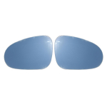 2pcs Blue Heated Side Mirror Glass for VW Golf 5 V MK5 GTI Jetta Passat B6 Variant Plus 2002 2008 Sharan auto left gray