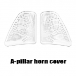 Car Stereo Speaker Door Sticker Cover For BMW X5 E70 X6 E71 E72 2008-2015 Stainless steel Trim Car Styling Auto B