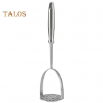 304 Roostevabast terasest kartulipuder, pika varrega toidukvaliteediga multifunktsionaalne k&auml;sitsi porgandi taimsete toiduainete purustamise t&ouml;&ouml;riist k&ouml;&ouml;gividinad h&otilde;be