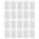 20 tk &uuml;hekordsed j&auml;&auml;kotid, isesulguvad, kergesti vabastatavad lekkekindlad BPA-vabad j&auml;&auml;d j&auml;&auml;kuubikute vormialused k&ouml;&ouml;gitarbed