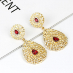 Kullav&auml;rvi k&otilde;rvar&otilde;ngas naistele araabia pruudi pulmaehted Crystal Drop k&otilde;rvar&otilde;ngas &otilde;&otilde;nes punane