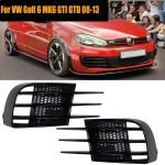 2TK/SET Udutule katte iluv&otilde;re esiosa p&otilde;rkeraud Canard Splitter Volkswagen VW Golf 6 MK6 GTI GTD 2008-2013 autole